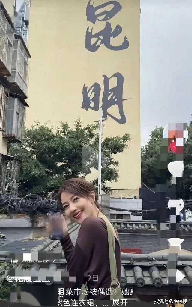 腰长裙凸显优雅气质成熟风韵超吸睛？AG真人46岁高圆圆惊艳昆明！收(图3)